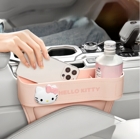 [サンリオ］カー用品 車 収納カゴ