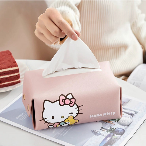 [サンリオ］カー用品 車 ティッシュボックス