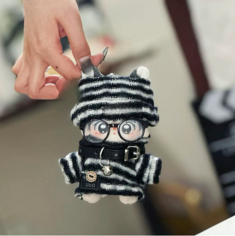 ［ぬい服］10cm 無属性 ぬいぐるみ用 お洋服【摩登黑白】