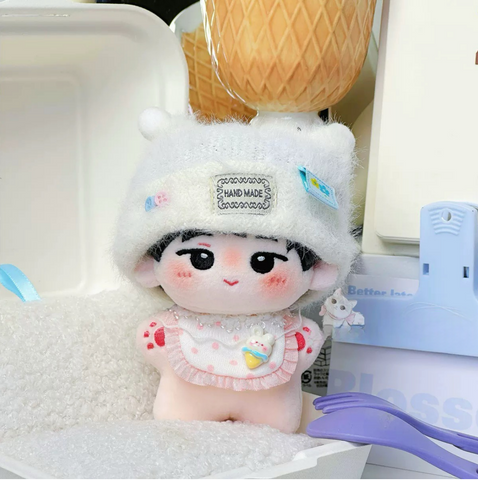 ［ぬい服］10cm 無属性 ぬいぐるみ用 お洋服【羊角帽】