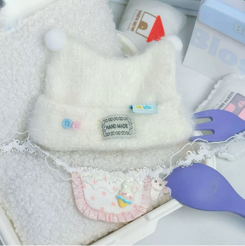 ［ぬい服］10cm 無属性 ぬいぐるみ用 お洋服【羊角帽】