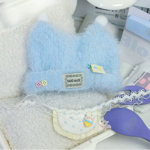 ［ぬい服］10cm 無属性 ぬいぐるみ用 お洋服【羊角帽】