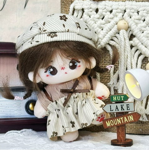 ［ぬい服］10cm 無属性 ぬいぐるみ用 お洋服【背带裤】