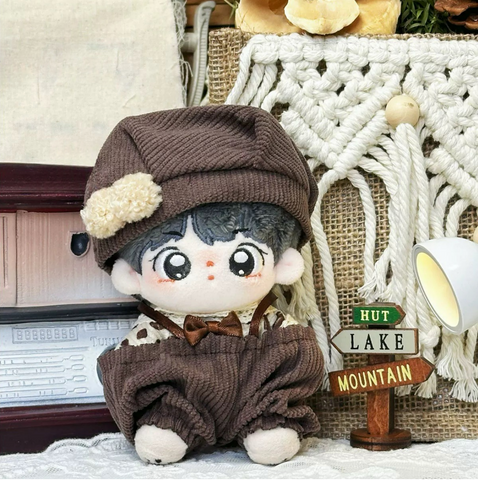 ［ぬい服］10cm 無属性 ぬいぐるみ用 お洋服【背带裤】