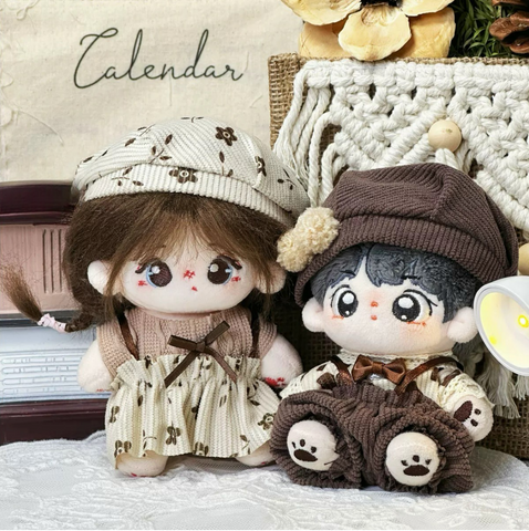 ［ぬい服］10cm 無属性 ぬいぐるみ用 お洋服【背带裤】