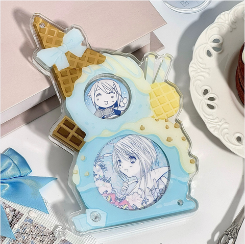 ［推し活グッズ］缶バッジアクリルフレーム 25/32/38/58mm【E0M7F4】