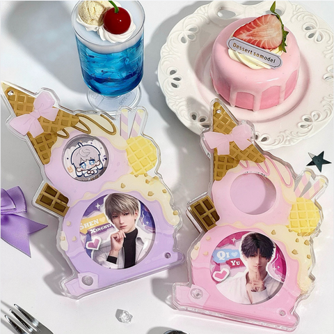 ［推し活グッズ］缶バッジアクリルフレーム 25/32/38/58mm【E0M7F4】
