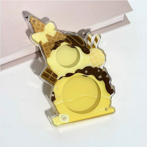 ［推し活グッズ］缶バッジアクリルフレーム 25/32/38/58mm【E0M7F4】