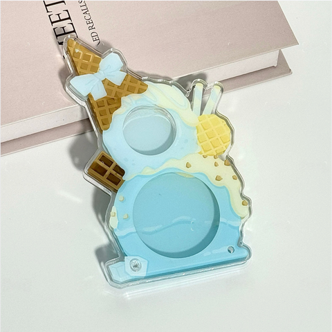 ［推し活グッズ］缶バッジアクリルフレーム 25/32/38/58mm【E0M7F4】