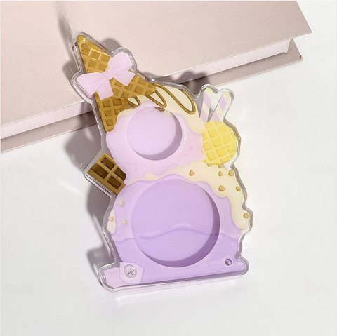 ［推し活グッズ］缶バッジアクリルフレーム 25/32/38/58mm【E0M7F4】