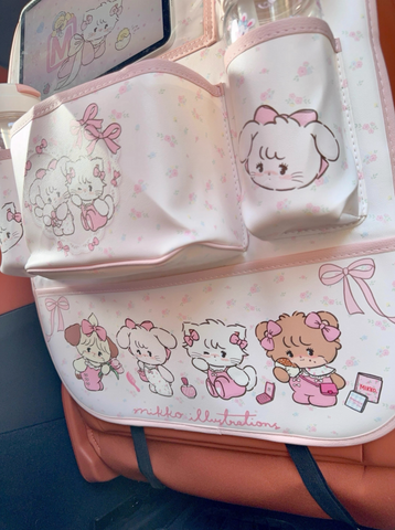 [MIKKO] カー用品 車用 シートバックポケット