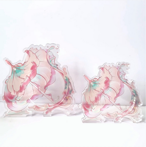 ［推し活グッズ］缶バッジアクリルフレーム 58/75mm【L8P1J5】