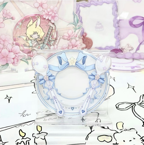 ［推し活グッズ］缶バッジアクリルフレーム 58/75mm【H6K9L1】