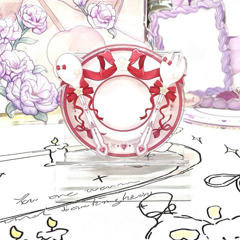 ［推し活グッズ］缶バッジアクリルフレーム 58/75mm【H6K9L1】