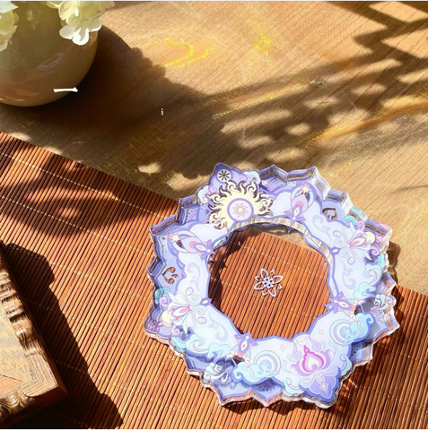 ［推し活グッズ］缶バッジアクリルフレーム 58/75mm【F0P6K9】