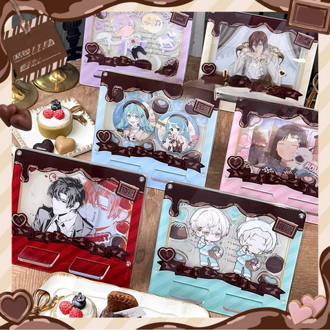 ［推し活グッズ］アクリルフレーム スマホスタンド【X8F0J0】