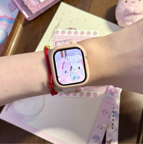 ［サンリオ］シュガーバニーズ Apple Watch ウォッチ ベルト 交換バンド