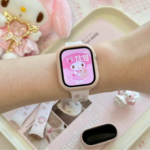 ［サンリオ］マイメロディ Apple Watch ウォッチ ベルト 交換バンド