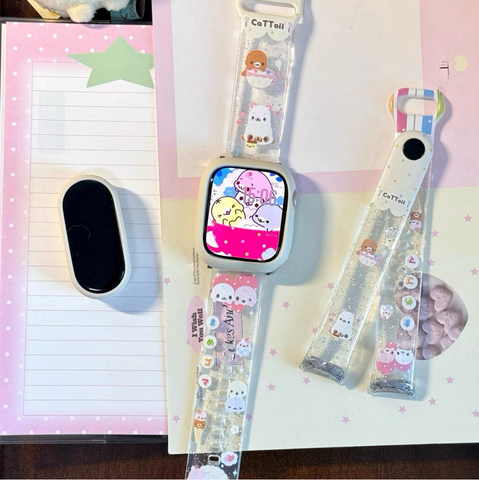 ［キャラグッズ］まめゴマ Apple Watch ウォッチ ベルト 交換バンド