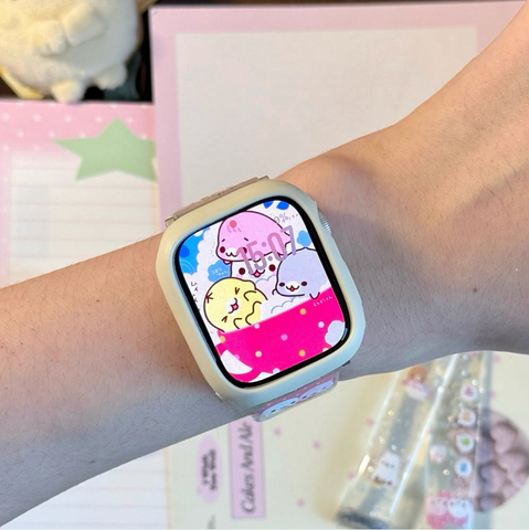［キャラグッズ］まめゴマ Apple Watch ウォッチ ベルト 交換バンド