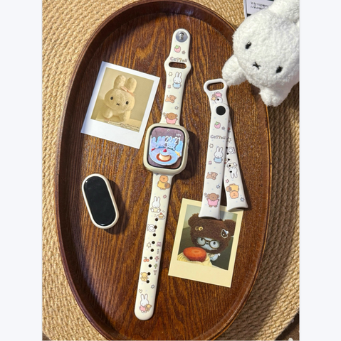 ［キャラグッズ］ミッフィー Apple Watch ウォッチ ベルト 交換バンド