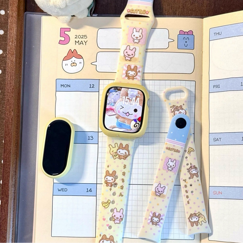 ［キャラグッズ］うさるさん Apple Watch ウォッチ ベルト 交換バンド