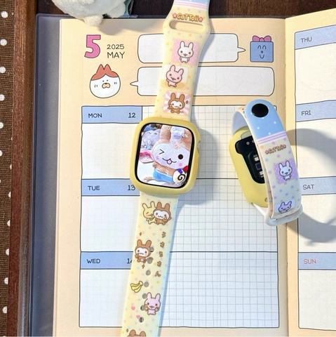 ［キャラグッズ］うさるさん Apple Watch ウォッチ ベルト 交換バンド