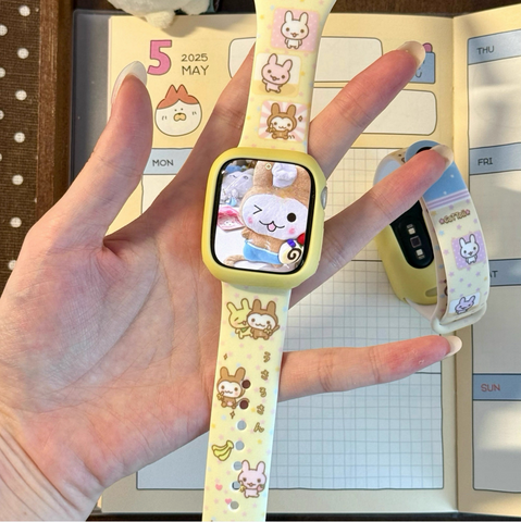 ［キャラグッズ］うさるさん Apple Watch ウォッチ ベルト 交換バンド