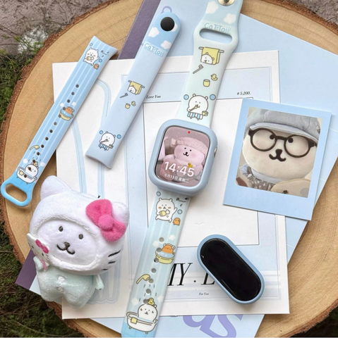 ［キャラグッズ］自分ツッコミクマ Apple Watch ウォッチ ベルト 交換バンド