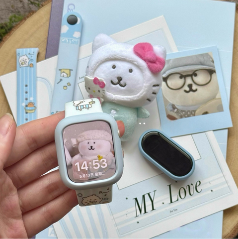 ［キャラグッズ］自分ツッコミクマ Apple Watch ウォッチ ベルト 交換バンド
