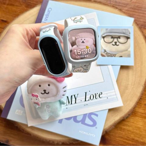 ［キャラグッズ］自分ツッコミクマ Apple Watch ウォッチ ベルト 交換バンド