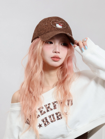 ［サンリオ］正規品 ハローキティ キャップ【XW5KZK】