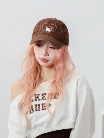 ［サンリオ］正規品 ハローキティ キャップ【XW5KZK】