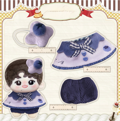 ［ぬい服］10cm 無属性 ぬいぐるみ用 お洋服【喫茶店】