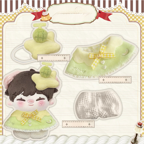 ［ぬい服］10cm 無属性 ぬいぐるみ用 お洋服【喫茶店】