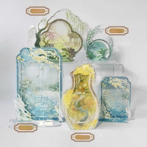 ［推し活グッズ］アクリルフレーム 背景 スタンド【1K2KTT】