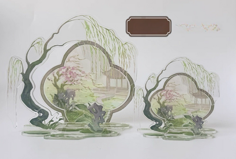 ［推し活グッズ］アクリルフレーム 背景 スタンド【1K2KTT】