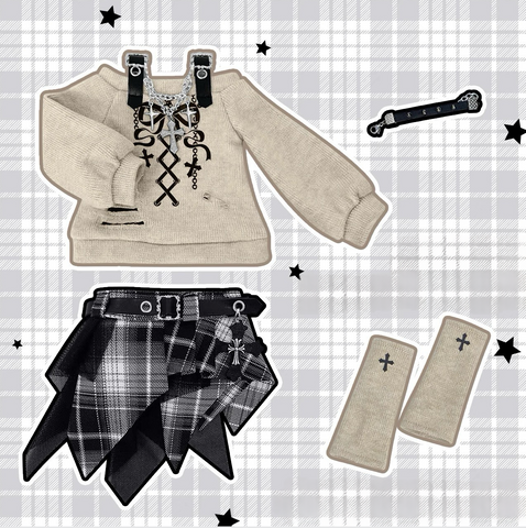 ［BJD服］1/4 ドール用 衣装セット【OY1TBF】