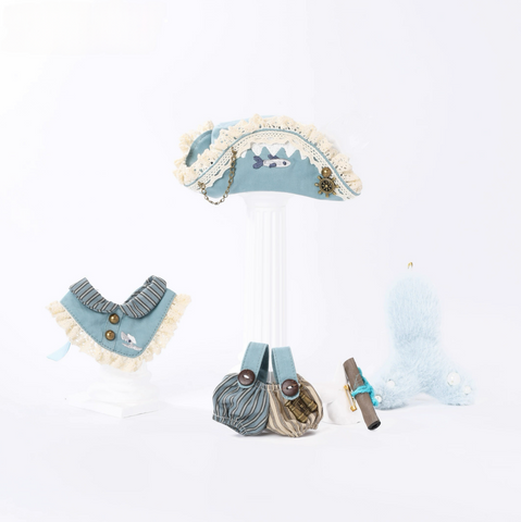 ［ぬい服］10cm labubu 無属性 ぬいぐるみ用 お洋服【航海】