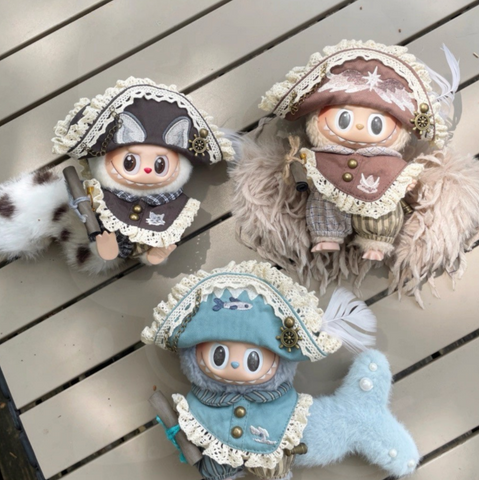 ［ぬい服］10cm labubu 無属性 ぬいぐるみ用 お洋服【航海】