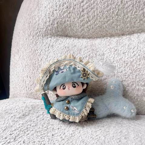 ［ぬい服］10cm labubu 無属性 ぬいぐるみ用 お洋服【航海】