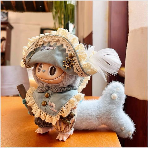 ［ぬい服］10cm labubu 無属性 ぬいぐるみ用 お洋服【航海】