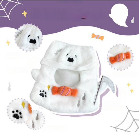 ［ぬい服］10cm 無属性 ぬいぐるみ用 お洋服【幽灵】