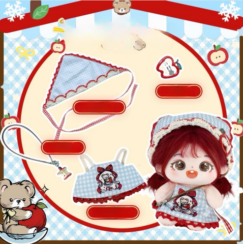 ［ぬい服］10cm 無属性 ぬいぐるみ用 お洋服【熊熊果酱】