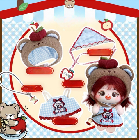 ［ぬい服］10cm 無属性 ぬいぐるみ用 お洋服【熊熊果酱】