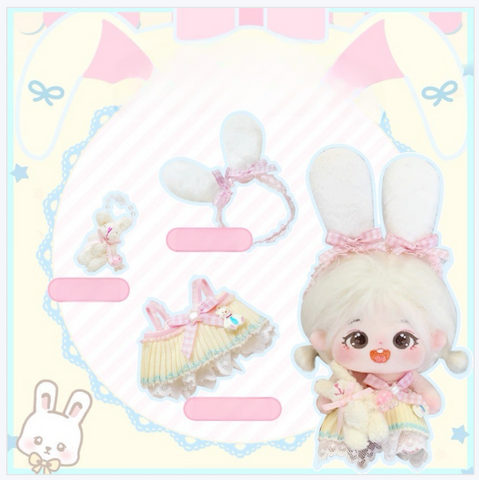 ［ぬい服］10cm 無属性 ぬいぐるみ用 お洋服【星星兔】