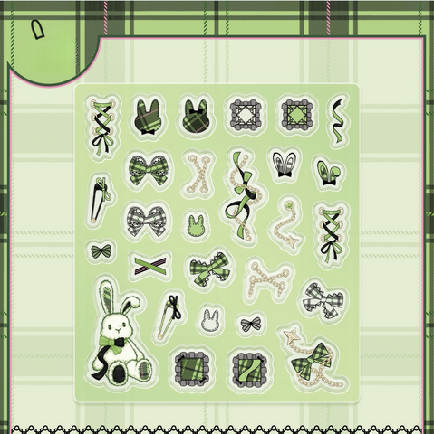 ［推し活グッズ］アクリルフレーム用パーツ ブラック【C7S4PA】