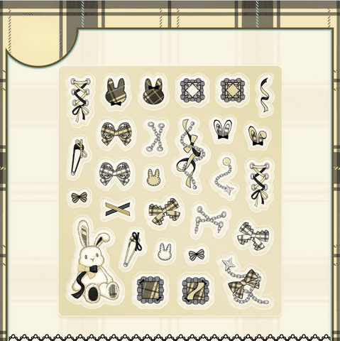 ［推し活グッズ］アクリルフレーム用パーツ ブラック【C7S4PA】