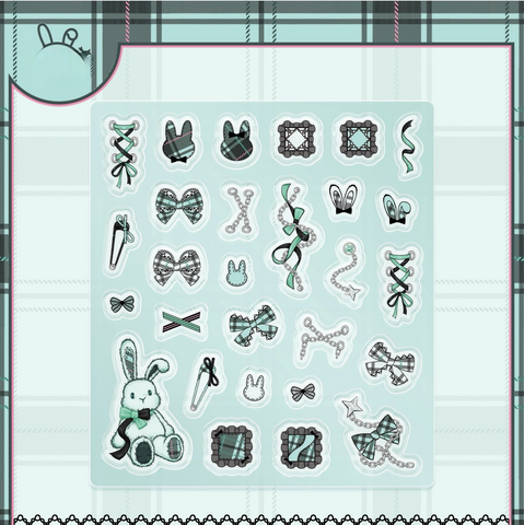 ［推し活グッズ］アクリルフレーム用パーツ ブラック【C7S4PA】