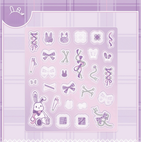 ［推し活グッズ］アクリルフレーム用パーツ ホワイト【N4V3AK】